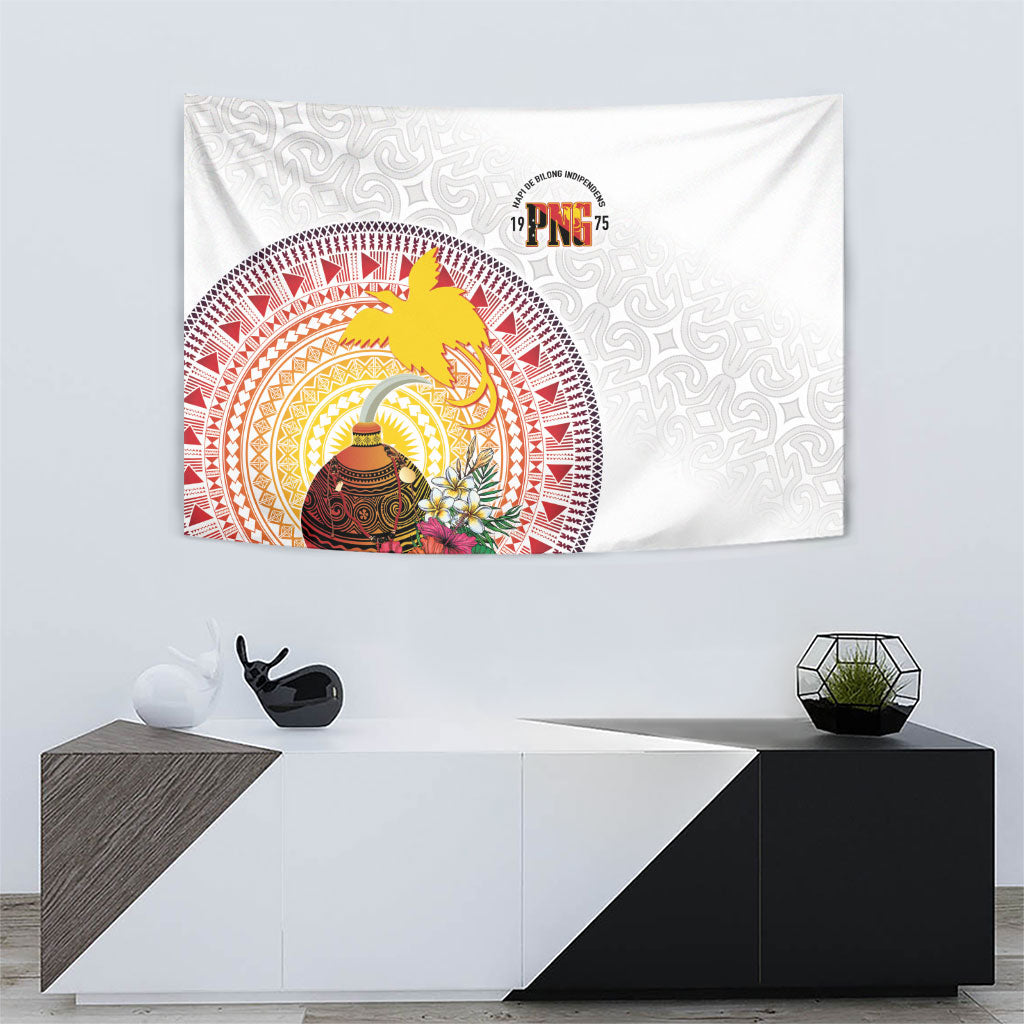 Hapi De Bilong Indipendens Papua New Guinea Tapestry PNG Lime Pot