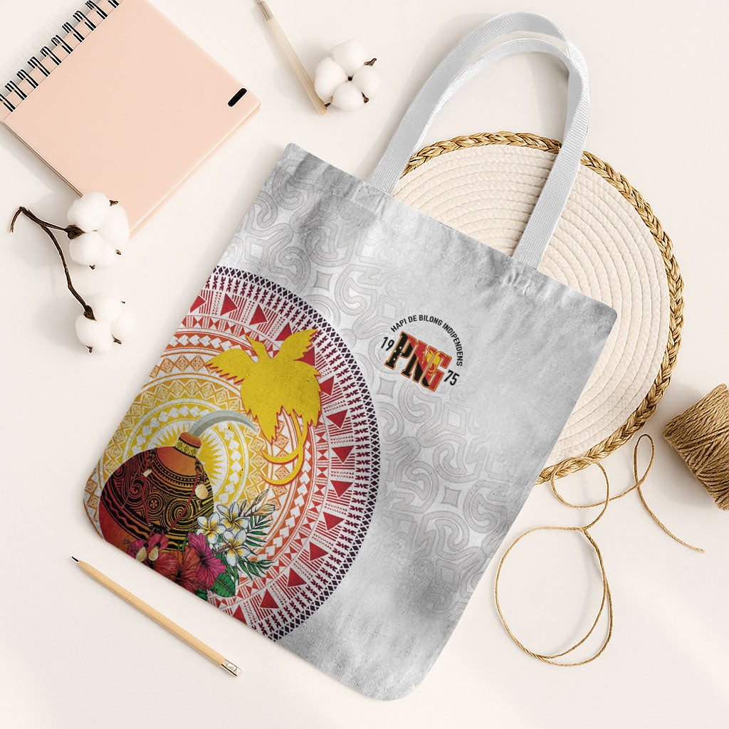 Hapi De Bilong Indipendens Papua New Guinea Tote Bag PNG Lime Pot