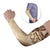 Bula Fiji Day 55th Anniversary Masi Tapa Arm Sleeves Emerald Jubilee - Beige - Polynesian Pride
