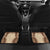Bula Fiji Day 55th Anniversary Masi Tapa Car Mats Emerald Jubilee - Beige - Polynesian Pride