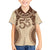 Bula Fiji Day 55th Anniversary Masi Tapa Hawaiian Shirt Emerald Jubilee - Beige - Polynesian Pride