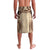 Bula Fiji Day 55th Anniversary Masi Tapa Lavalava Emerald Jubilee - Beige - Polynesian Pride