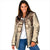 Bula Fiji Day 55th Anniversary Masi Tapa Padded Jacket Emerald Jubilee - Beige - Polynesian Pride