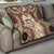 Bula Fiji Day 55th Anniversary Masi Tapa Quilt Emerald Jubilee - Beige - Polynesian Pride