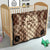 Bula Fiji Day 55th Anniversary Masi Tapa Quilt Emerald Jubilee - Beige - Polynesian Pride