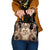 Bula Fiji Day 55th Anniversary Masi Tapa Shoulder Handbag Emerald Jubilee - Beige - Polynesian Pride