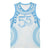 Bula Fiji Day 55th Anniversary Masi Tapa Basketball Jersey Emerald Jubilee - Turquoise - Polynesian Pride