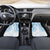 Bula Fiji Day 55th Anniversary Masi Tapa Car Mats Emerald Jubilee - Turquoise - Polynesian Pride