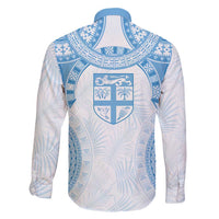 Bula Fiji Day 55th Anniversary Masi Tapa Family Matching Short Sleeve Bodycon Dress and Hawaiian Shirt Emerald Jubilee - Turquoise - Polynesian Pride