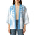 Bula Fiji Day 55th Anniversary Masi Tapa Kimono Emerald Jubilee - Turquoise - Polynesian Pride