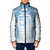 Bula Fiji Day 55th Anniversary Masi Tapa Padded Jacket Emerald Jubilee - Turquoise - Polynesian Pride