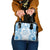 Bula Fiji Day 55th Anniversary Masi Tapa Shoulder Handbag Emerald Jubilee - Turquoise - Polynesian Pride