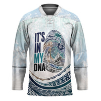 Pasifika It's In My DNA Hockey Jersey Islands Pride LT7 Unisex White - Polynesian Pride
