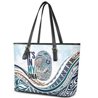 Pasifika It's In My DNA Leather Tote Bag Islands Pride LT7 - Polynesian Pride