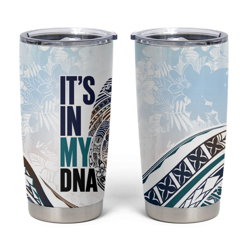 Pasifika It's In My DNA Tumbler Cup Islands Pride LT7 White - Polynesian Pride