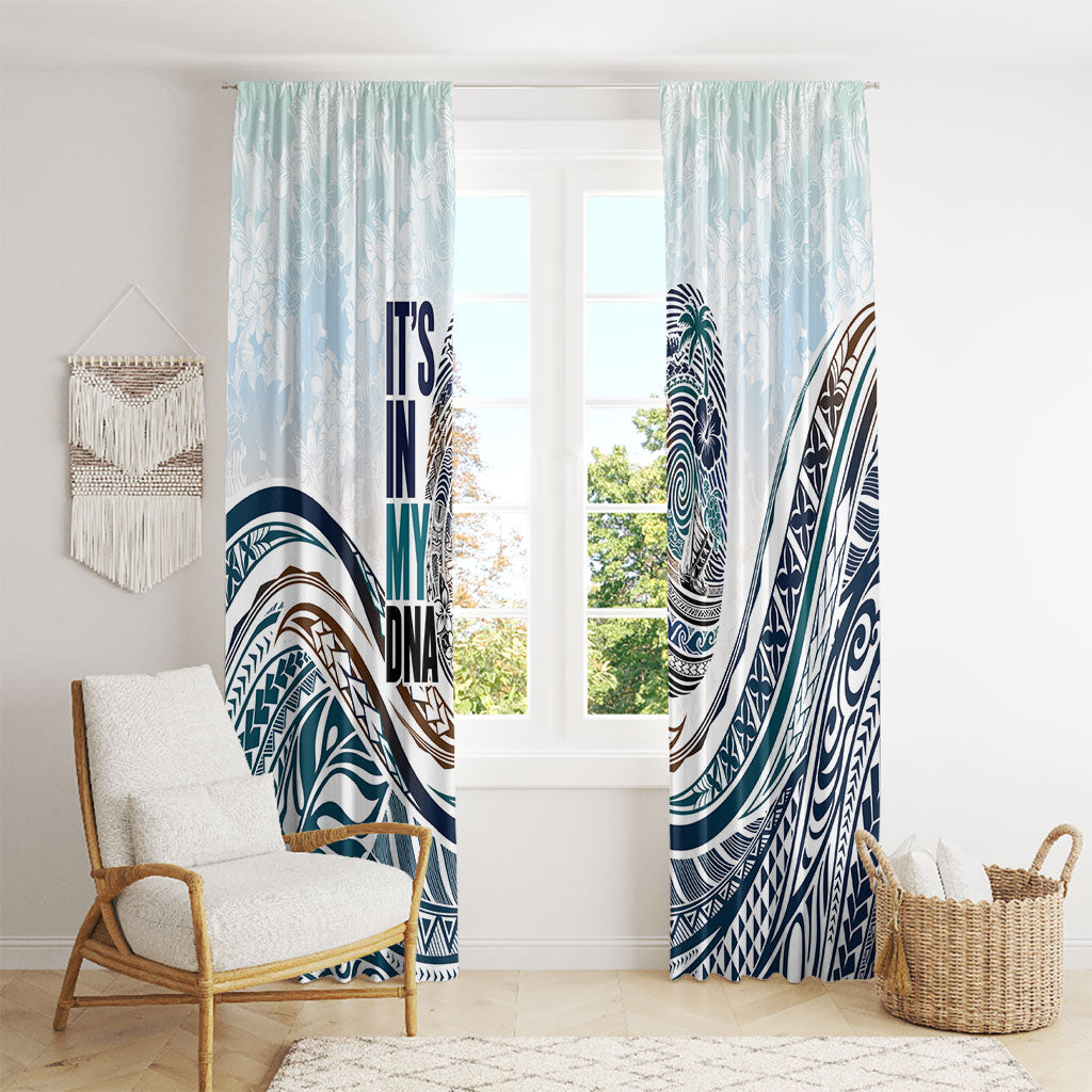 Pasifika It's In My DNA Window Curtain Islands Pride LT7 - Polynesian Pride