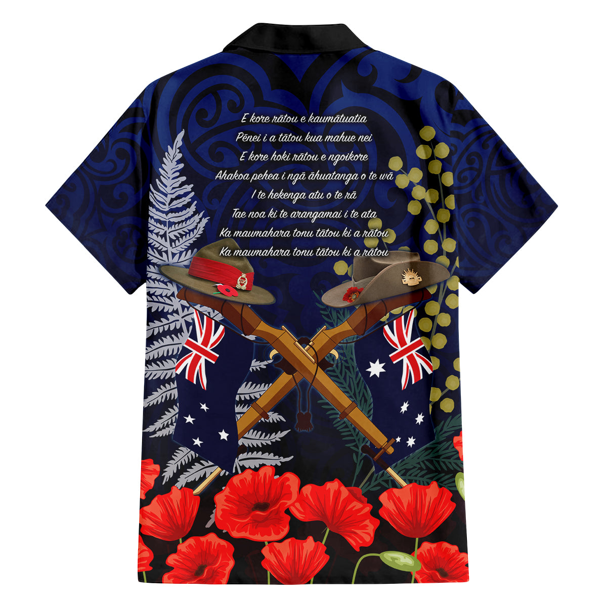 Anzac Day Aussie Mix Maori In Memories Family Matching Tank Maxi Dress and Hawaiian Shirt LT7 - Polynesian Pride