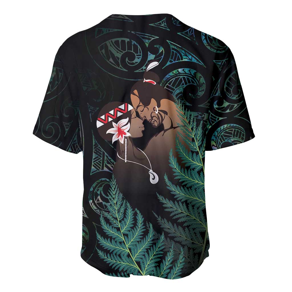 Maori Hongi Valentine Baseball Jersey Aroha Ahau Ki A Koe