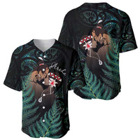 Maori Hongi Valentine Baseball Jersey Aroha Ahau Ki A Koe