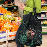Maori Hongi Valentine Grocery Bag Aroha Ahau Ki A Koe