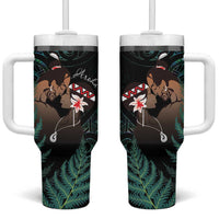 Maori Hongi Valentine Tumbler With Handle Aroha Ahau Ki A Koe