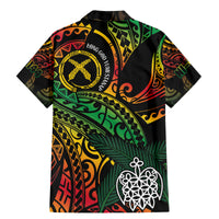Vanuatu Indipendens Dei Family Matching Mermaid Dress and Hawaiian Shirt Mix Traditional Sand Drawing LT7 - Polynesian Pride