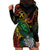 Vanuatu Indipendens Dei Hoodie Dress Mix Traditional Sand Drawing