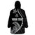 Personalised Guam Wearable Blanket Hoodie Tribal Turtles Curves Style - Black LT7 - Polynesian Pride