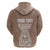 Custom Guam Hoodie Chamoro Latte Stone Mix Tropical Brown LT7 - Polynesian Pride