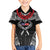 Personalized Talofa Samoa Family Matching Short Sleeve Bodycon Dress and Hawaiian Shirt Ulafala With Toa Nifo'oti - Black