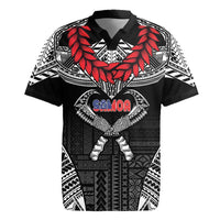 Personalized Talofa Samoa Rugby Jersey Ulafala With Toa Nifo'oti - Black