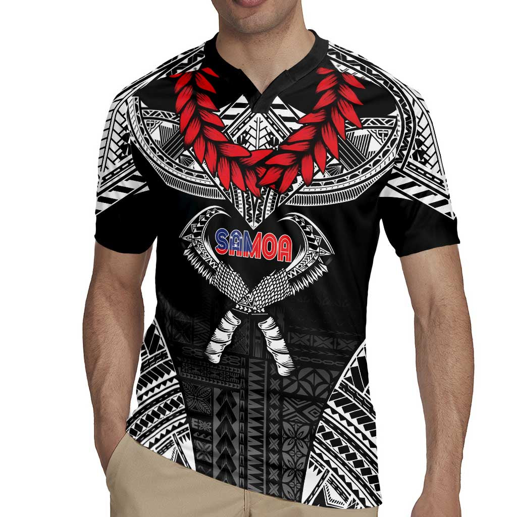 Personalized Talofa Samoa Rugby Jersey Ulafala With Toa Nifo'oti - Black