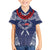Personalized Talofa Samoa Family Matching Off Shoulder Maxi Dress and Hawaiian Shirt Ulafala With Toa Nifo'oti - Blue
