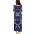 Personalized Talofa Samoa Family Matching Puletasi and Hawaiian Shirt Ulafala With Toa Nifo'oti - Blue