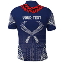 Personalized Talofa Samoa Polo Shirt Ulafala With Toa Nifo'oti - Blue