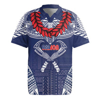 Personalized Talofa Samoa Rugby Jersey Ulafala With Toa Nifo'oti - Blue