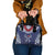 Personalized Talofa Samoa Shoulder Handbag Ulafala With Toa Nifo'oti - Blue