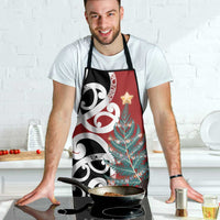 New Zealand Silver Fern Christmas Tree Apron Meri Kirihimete - Polynesian Pride