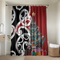 New Zealand Silver Fern Christmas Tree Bathroom Set Meri Kirihimete - Polynesian Pride