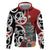 New Zealand Silver Fern Christmas Tree Zip Hoodie Meri Kirihimete - Polynesian Pride