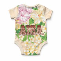 Samoa AIGA Floral Theme Baby Onesie Always In God's Arms LT7 - Polynesian Pride