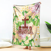 Samoa AIGA Floral Theme Blanket Always In God's Arms
