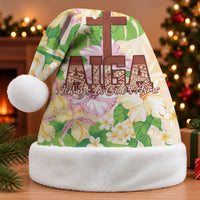 Samoa AIGA Floral Theme Christmas Santa Hat Always In God's Arms
