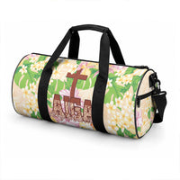 Samoa AIGA Floral Theme Duffle Bag Always In God's Arms