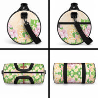 Samoa AIGA Floral Theme Duffle Bag Always In God's Arms