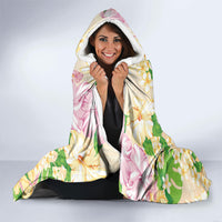 Samoa AIGA Floral Theme Hooded Blanket Always In God's Arms LT7 - Polynesian Pride