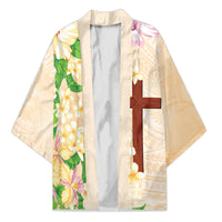 Samoa AIGA Floral Theme Kimono Always In God's Arms