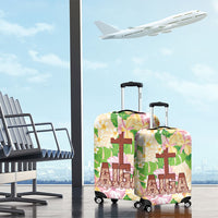Samoa AIGA Floral Theme Luggage Cover Always In God's Arms LT7 - Polynesian Pride