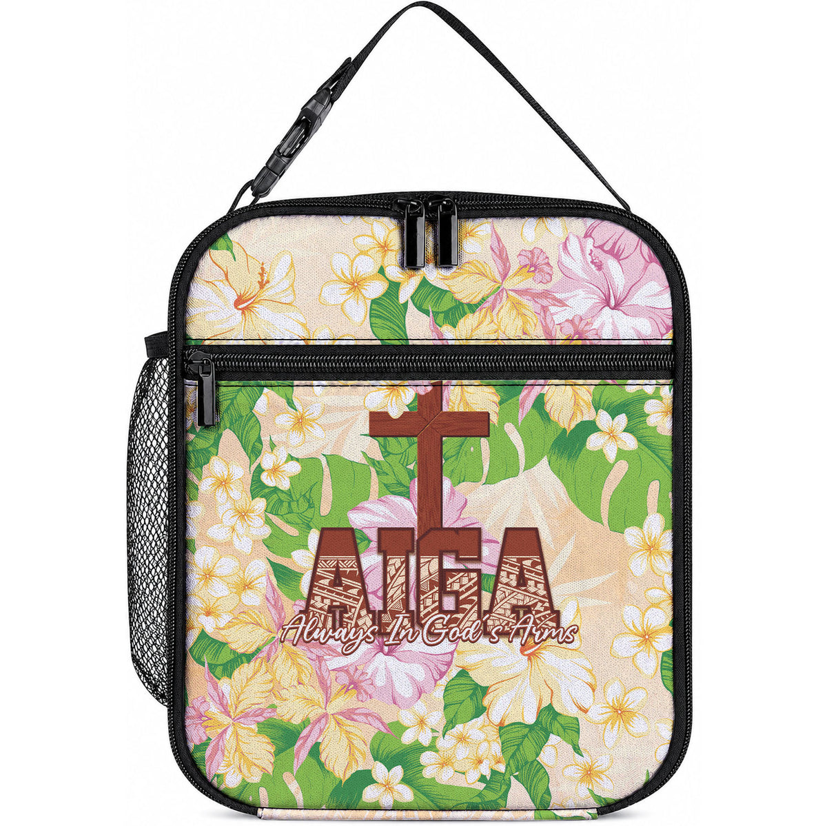 Samoa AIGA Floral Theme Lunch Bag Always In God's Arms