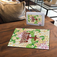 Samoa AIGA Floral Theme Puzzle Always In God's Arms